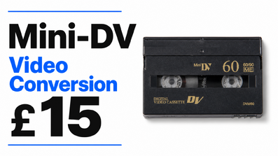 MiniDV camcorder tape to digital conversion MiniDV camcorder tape to digital conversion