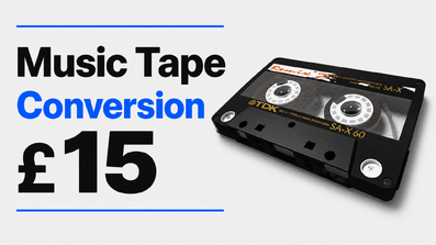 Audio cassette tape to digital conversion Audio cassette tape to digital conversion
